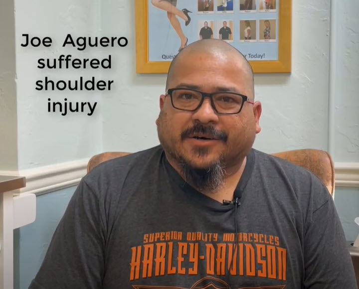 Joe Aguero gains total relief of his shoulder pain with softwave at Harcourt Chiropractic in York PA